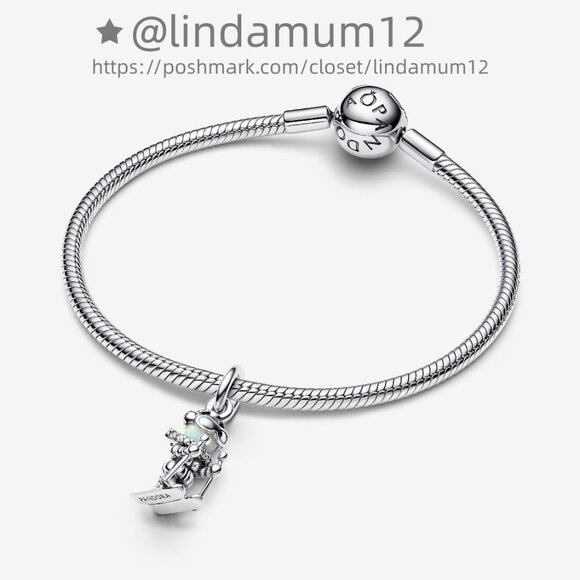 Pandora Skier Dangle Charm - Picture 3 of 6